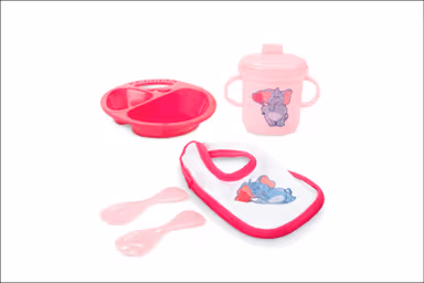 Terugroepactie eetset voor babypop van Toi-Toys