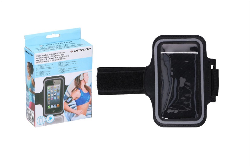 Terugroepactie Dunlop sportarmband voor smartphone