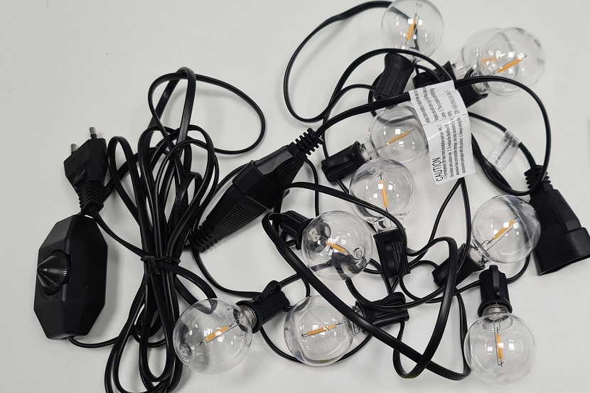Terugroepactie lichtsnoer en dimmer van Homezie (elektrische schok en brandgevaar)