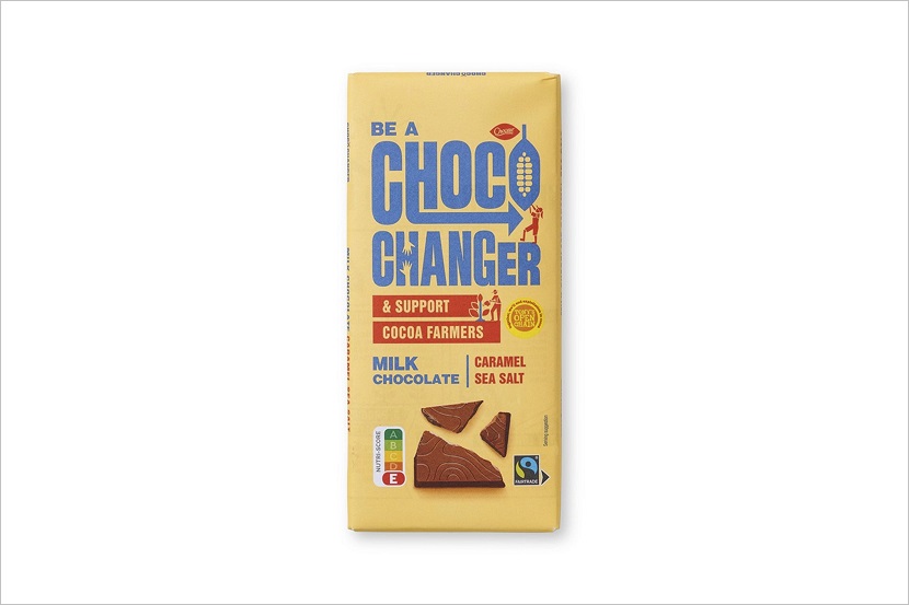 Terugroepactie Choco Changer Karamel Zeezout 150 gram van ALDI (metaaldeeltjes)