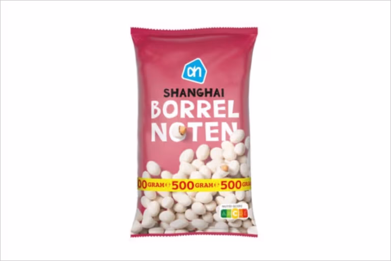 Terugroepactie AH Shanghai borrelnoten (soja-allergie)