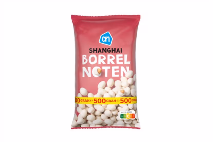 Terugroepactie AH Shanghai borrelnoten (soja-allergie)