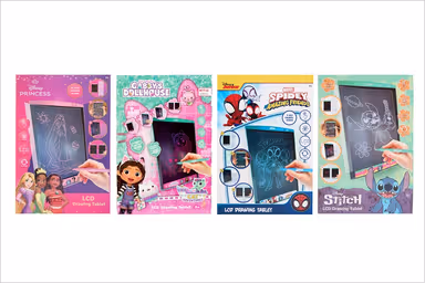 Terugroepactie LCD tekenbord 11 inch regenboog van Canenco (Stitch, Gabby’s, Princess, Spidey)