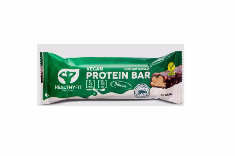 Terugroepactie Vegan Protein Bar Hazelnut Nougat van Healthy Fit bij Lidl