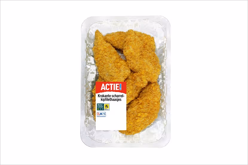 Terugroepactie Krokante scharrelkipfilethaasjes 450 gram van ALDI