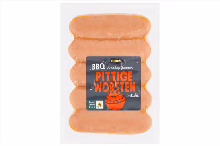 Veiligheidswaarschuwing Jumbo BBQ worsten pittig 5 stuks (allergenen)