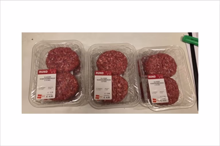 Veiligheidswaarschuwing Slagers runderhamburger 2 stuks van DekaMarkt