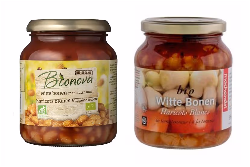 Veiligheidswaarschuwing witte bonen in tomatensaus 350 gram