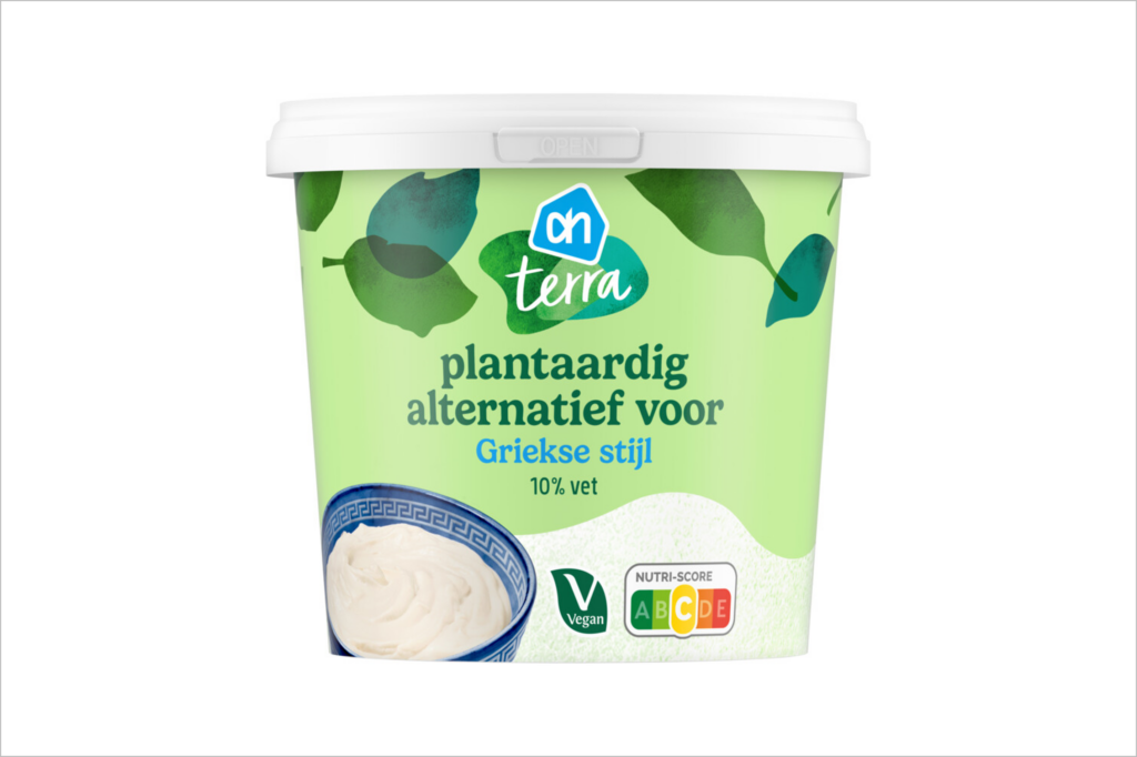 Terugroepactie AH Terra Plantaardig alternatief voor Griekse Stijl 1 kg (amandelallergie)