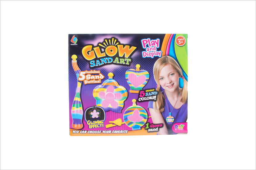 Terugroepactie Zandkunst in flesje glow in the dark FCB van Jono Toys