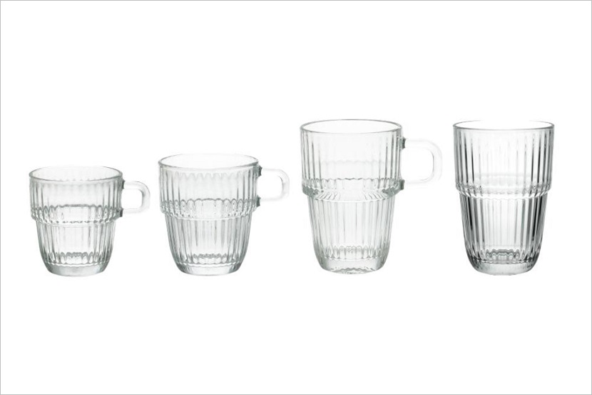 Terugroepactie hittebestendige geribbelde glazen van Dille & Kamille