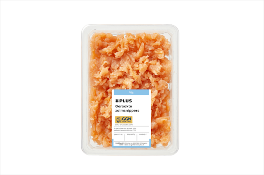Terugroepactie PLUS Gerookte zalmsnippers 150g