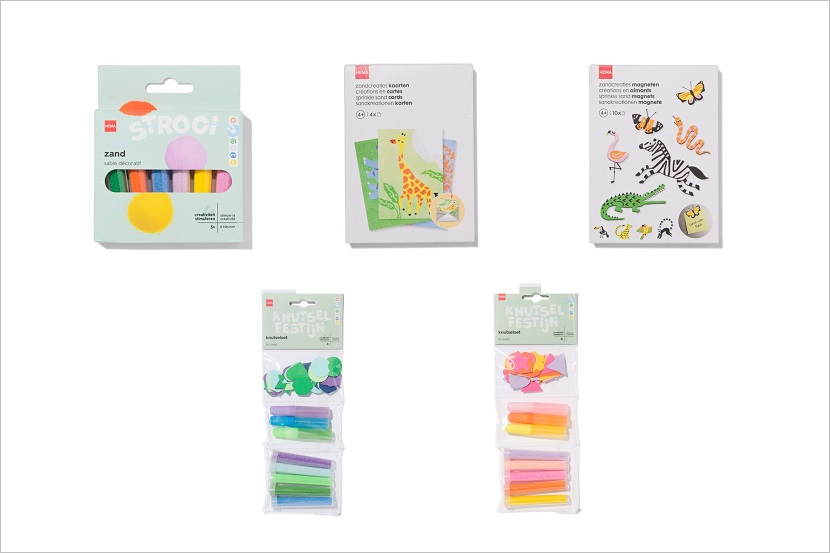 Terugroepactie speel- en knutselzand van HEMA