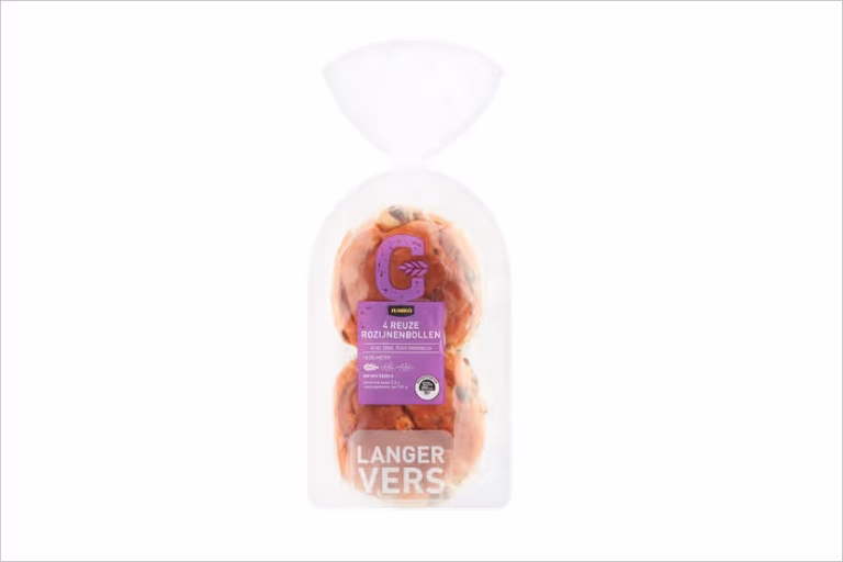 Terugroepactie Reuze rozijnenbollen 4 stuks van Jumbo (melkallergie)