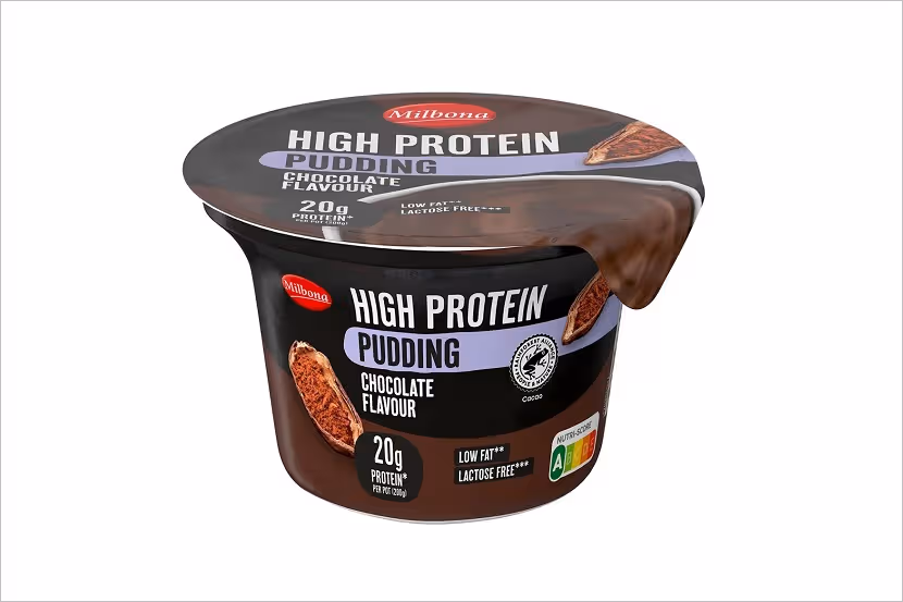 Terugroepactie Milbona High Protein Pudding Chocolate Flavour 200 gram