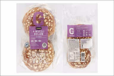 Terugroepactie Jumbo Mueslibollen 4 stuks (melk- en rogge-allergie)