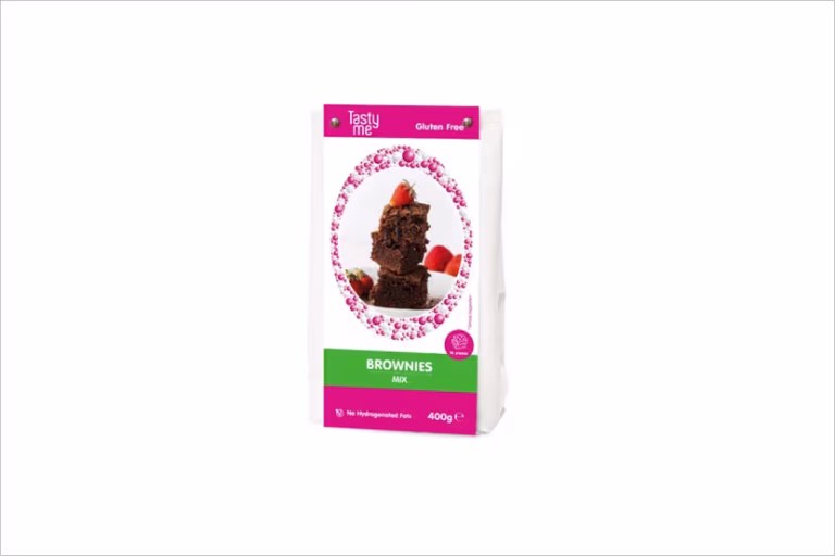 Terugroepactie Tasty Me Brownies mix 400 gram (melkallergie)