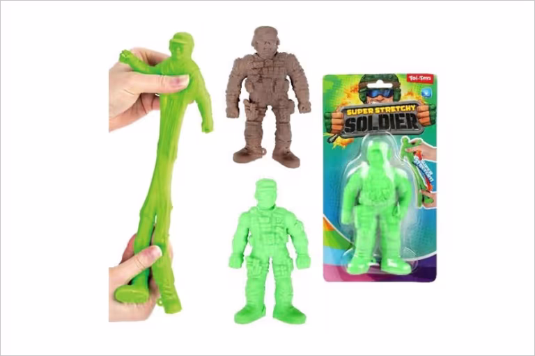 Terugroepactie FUN Kneedsoldaat rekbaar-vormbaar van Toi-Toys