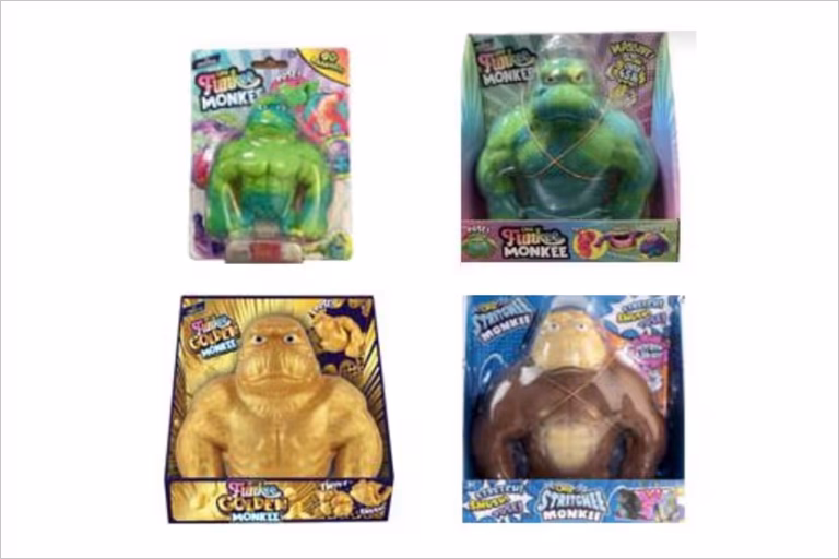 Terugroepactie ORB Stretchee en Funkee figuren