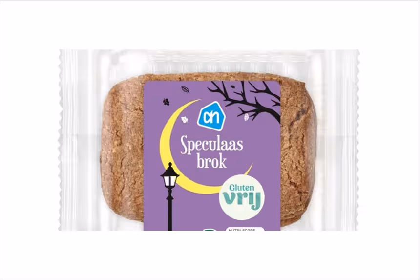 Terugroepactie AH Glutenvrij Speculaasbrok van Albert Heijn
